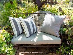 clean outdoor cushions and fabric furniture