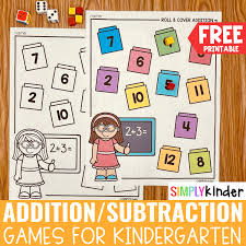 addition subtraction games for