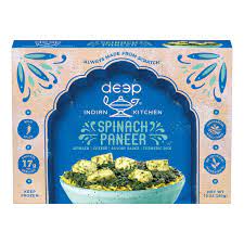 deep indian kitchen spinach paneer with