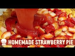 strawberry pie strawberry glaze