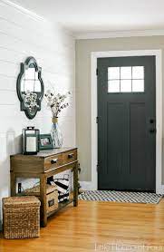 Entryway With Sherwin Williams Iron Ore