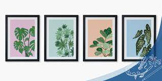 Houseplants Wall Art Gallery Collection
