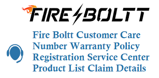 fire boltt customer care number service