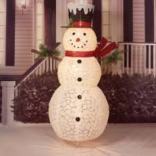Outdoor lighted snowman entertains every kid, while enhancing a great look to your patio, especially during the night. 60 In Ul Pop Up Snowman With Red Scarf Sculpture Christmas Yard Decorations Outdoor Christmas Decorations Outside Christmas Decorations