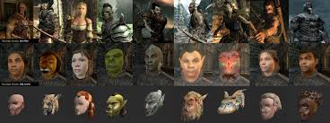 It would be better if you can include the body as well, to know what size the head is in proportion to the body, and also from different angles of just the faces. Skyrim Vs Oblivion Gamerevolution