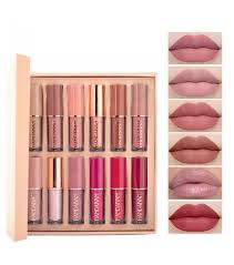 12 color liquid lipstick makeup set