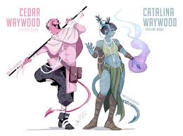 Dnd Character Designs The Waywood Siblings By Abd