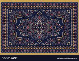 persian colored carpet royalty free