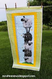 Sunshine Sews Quilted Growth Chart Completed