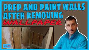 paint walls after the wallpaper