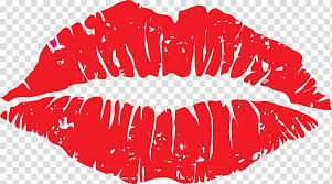 red lips ilration kiss cartoon lip