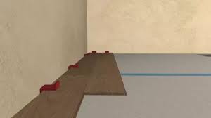 Lay the first plank, appropriately spaced from the wall. How To Lay Laminate Flooring 13 Steps With Pictures Wikihow