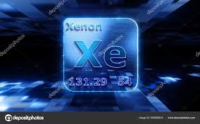 xenon chemical element stock photos