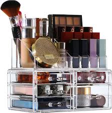 cq acrylic makeup organizer skin care