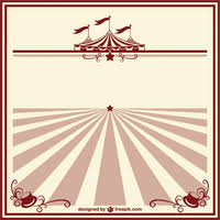 Circus Tent Poster Template Vector Free Vector Download In Ai