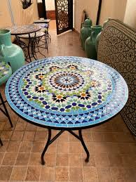 Moroccan Mosaic Table Zellige Table