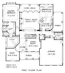 House Plan 58201 Craftsman Style With