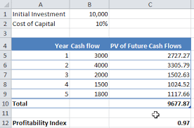 calculating profitability index in