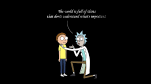 rick and morty desktop aesthetic