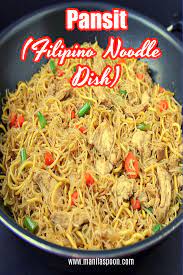 pancit pansit philippine noodle dish