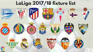 laliga santander 2017 18 season fixture