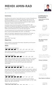 Software Programmer Resume samples   VisualCV resume samples database