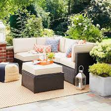 Small Outdoor Sectional Couch Patio