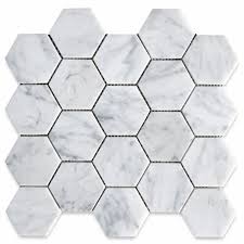 hexagon mosaic tile polished
