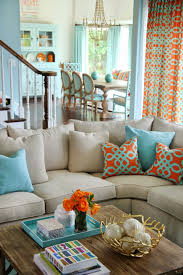 how to decorate your home with orange