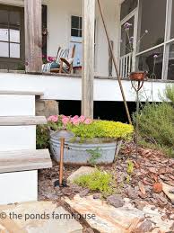 How To Use Galvanized Tub Planters In