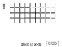 Office Cubicle Seating Chart Template Concert Band Seating