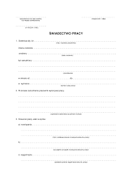 Swiadectwo pracy (wzor) - Pobierz pdf z Docer.pl