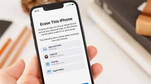 erase iphone without apple id pword
