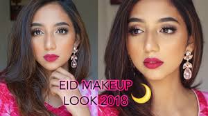 simple pink eid makeup look 2018 you