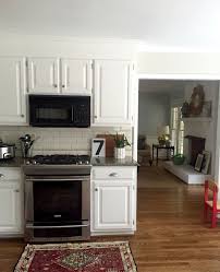 our white kitchen cabinets granite