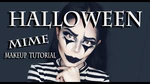 halloween mime makeup tutorial you