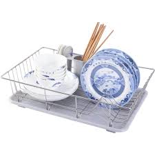 basicwise stainless steel dish rack