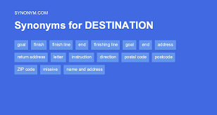 another word for destination synonyms