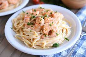 creamy garlic shrimp pasta mel s