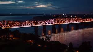 Harahan Bridge Lighting A Landmark In Downtown Memphis