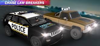 police car chase hot pursuit on the