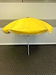 Patio Umbrella Yellow Tilting Tilt
