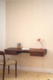 Floating Desk 48 Mid Century Japandi