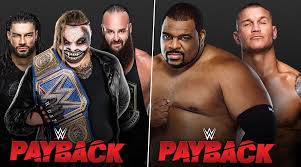 Check spelling or type a new query. Wwe Payback August 30 2020 Live Streaming Preview Match Card Bray Wyatt Vs Braun Strowman Vs Roman Reigns Randy Orton Vs Keith Lee Other Matches To Watch Out For Latestly