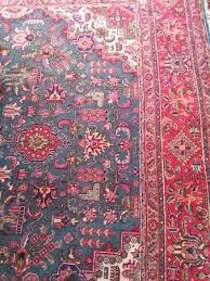 iranian hand made carpet in pink mosque