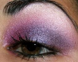 dramatic fuchsia purple eye for the
