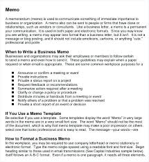15 How To Write A Business Memo Schedule Template