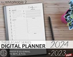 ReMarkable 2 Digital Planner 2023 et 2024 Téléchargement - Etsy France