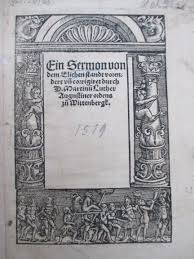  taylor institution library ornate title page of a luther sermon