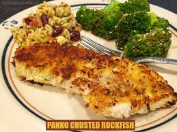 panko crusted rockfish easy the